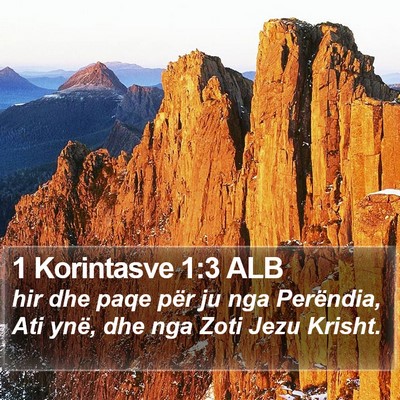 1 Korintasve 1:3 ALB Bible Verse Image
