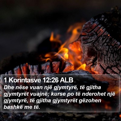 1 Korintasve 12:26 ALB Bible Verse Image