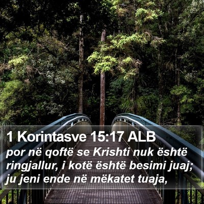 1 Korintasve 15:17 ALB Bible Verse Image