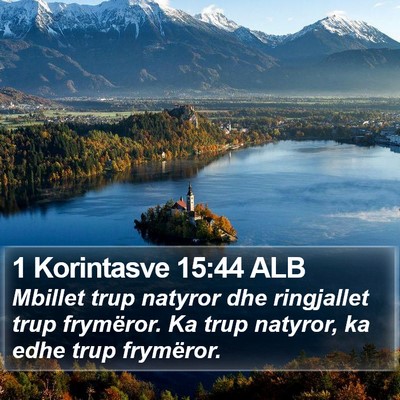 1 Korintasve 15:44 ALB Bible Verse Image