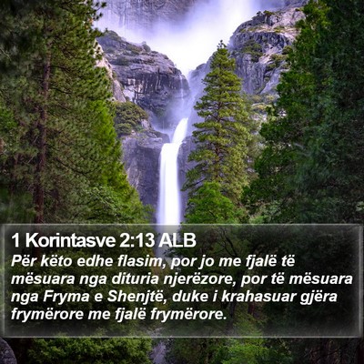1 Korintasve 2:13 ALB Bible Verse Image