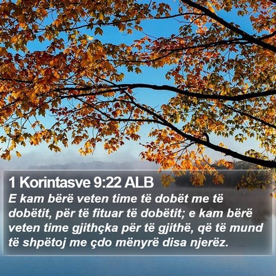 1 Korintasve 9:22 ALB Bible Verse Image
