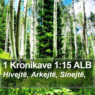 1 Kronikave 1:15 ALB Bible Verse Image
