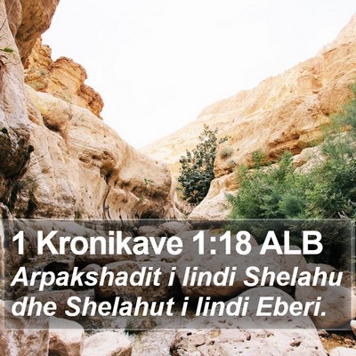 1 Kronikave 1:18 ALB Bible Verse Image