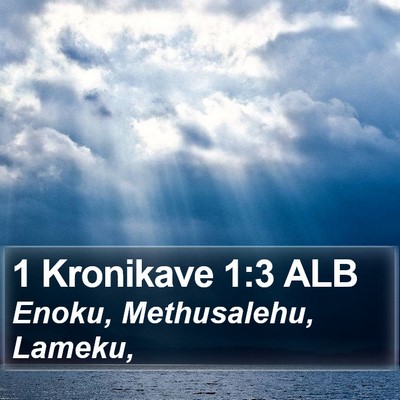 1 Kronikave 1:3 ALB Bible Verse Image