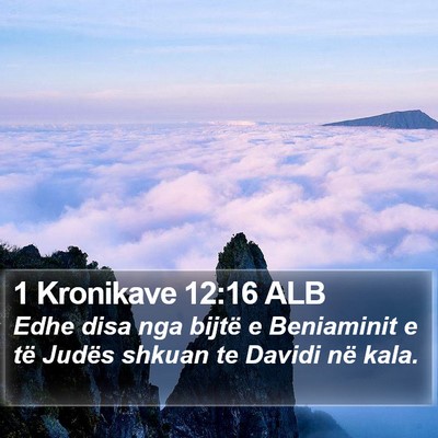 1 Kronikave 12:16 ALB Bible Verse Image