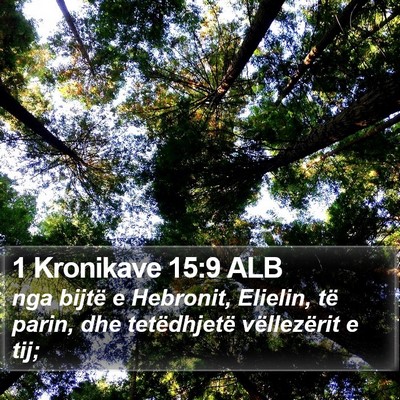 1 Kronikave 15:9 ALB Bible Verse Image
