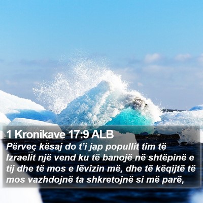 1 Kronikave 17:9 ALB Bible Verse Image