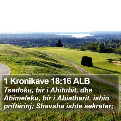 1 Kronikave 18:16 ALB Bible Verse Image
