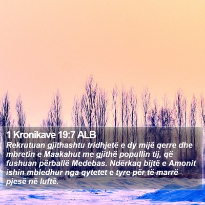 1 Kronikave 19:7 ALB Bible Verse Image