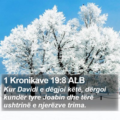 1 Kronikave 19:8 ALB Bible Verse Image