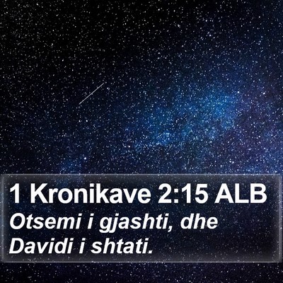 1 Kronikave 2:15 ALB Bible Verse Image