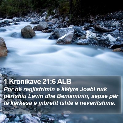 1 Kronikave 21:6 ALB Bible Verse Image