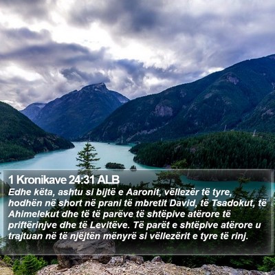 1 Kronikave 24:31 ALB Bible Verse Image
