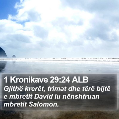 1 Kronikave 29:24 ALB Bible Verse Image