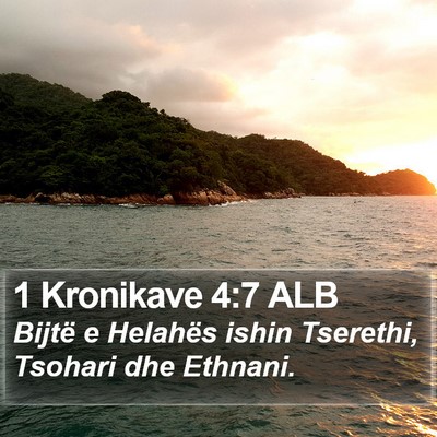 1 Kronikave 4:7 ALB Bible Verse Image