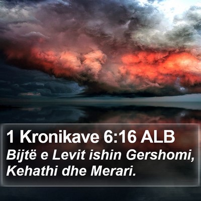 1 Kronikave 6:16 ALB Bible Verse Image