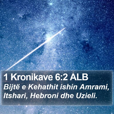 1 Kronikave 6:2 ALB Bible Verse Image