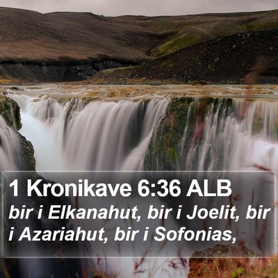 1 Kronikave 6:36 ALB Bible Verse Image