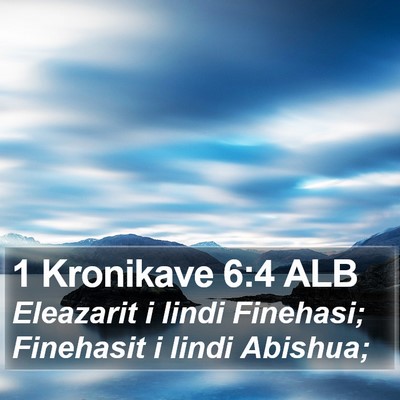 1 Kronikave 6:4 ALB Bible Verse Image
