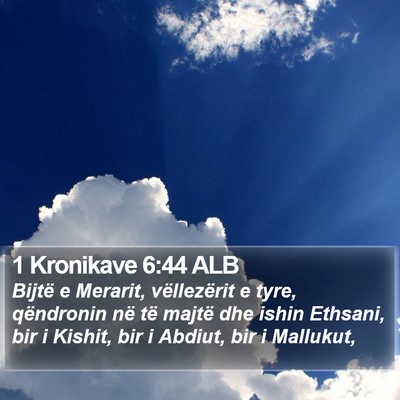 1 Kronikave 6:44 ALB Bible Verse Image