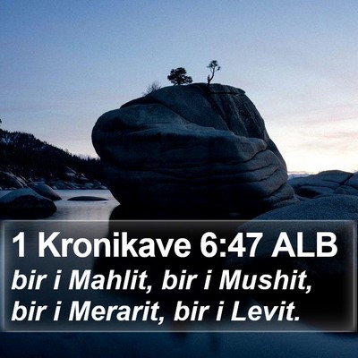 1 Kronikave 6:47 ALB Bible Verse Image