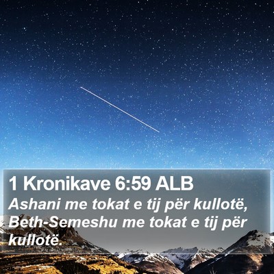 1 Kronikave 6:59 ALB Bible Verse Image
