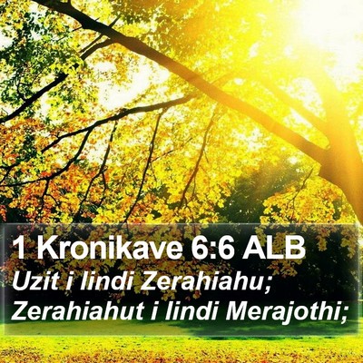 1 Kronikave 6:6 ALB Bible Verse Image