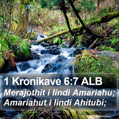 1 Kronikave 6:7 ALB Bible Verse Image