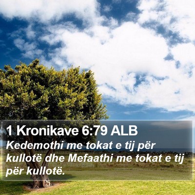 1 Kronikave 6:79 ALB Bible Verse Image