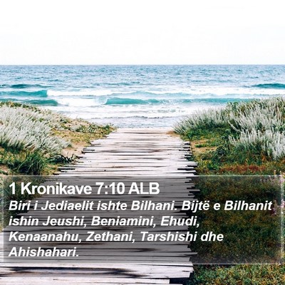 1 Kronikave 7:10 ALB Bible Verse Image