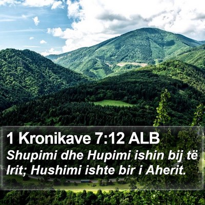 1 Kronikave 7:12 ALB Bible Verse Image