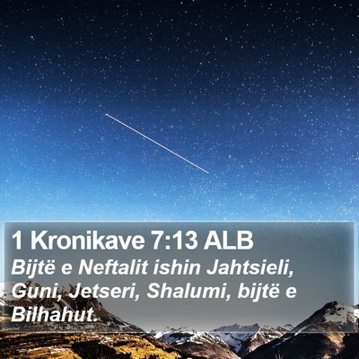 1 Kronikave 7:13 ALB Bible Verse Image