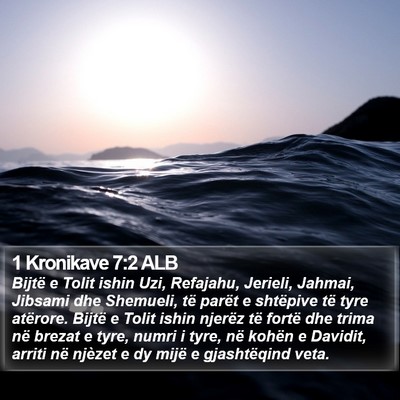 1 Kronikave 7:2 ALB Bible Verse Image