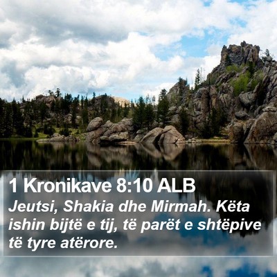 1 Kronikave 8:10 ALB Bible Verse Image