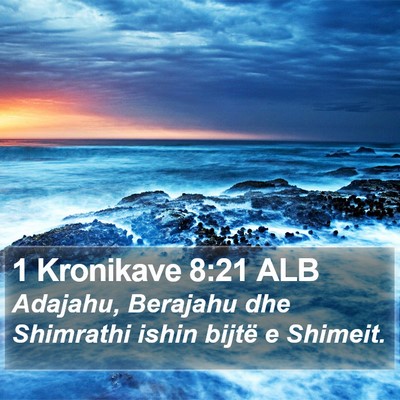 1 Kronikave 8:21 ALB Bible Verse Image
