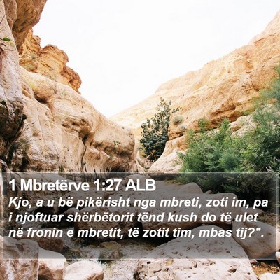 1 Mbretërve 1:27 ALB Bible Verse Image