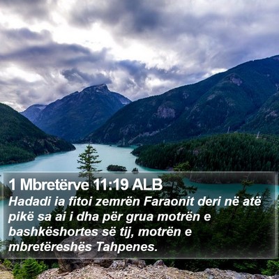 1 Mbretërve 11:19 ALB Bible Verse Image