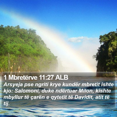 1 Mbretërve 11:27 ALB Bible Verse Image