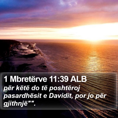 1 Mbretërve 11:39 ALB Bible Verse Image
