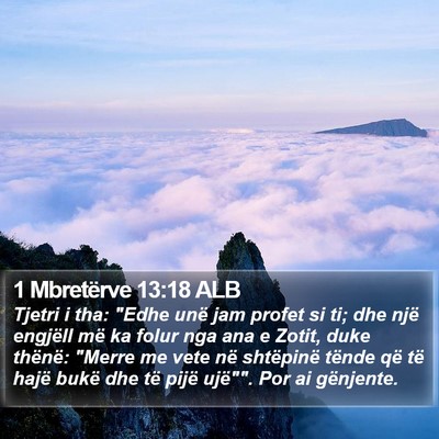 1 Mbretërve 13:18 ALB Bible Verse Image