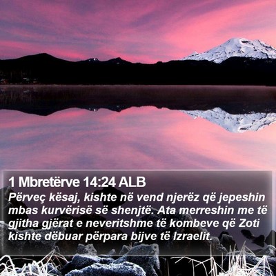 1 Mbretërve 14:24 ALB Bible Verse Image