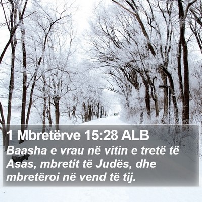 1 Mbretërve 15:28 ALB Bible Verse Image