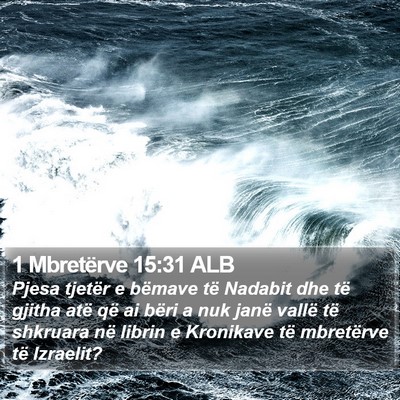 1 Mbretërve 15:31 ALB Bible Verse Image