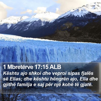 1 Mbretërve 17:15 ALB Bible Verse Image