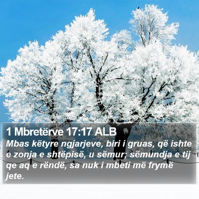1 Mbretërve 17:17 ALB Bible Verse Image