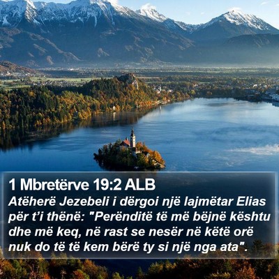 1 Mbretërve 19:2 ALB Bible Verse Image
