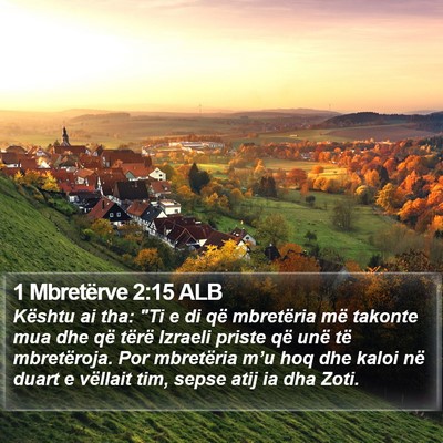 1 Mbretërve 2:15 ALB Bible Verse Image
