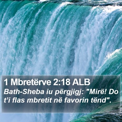 1 Mbretërve 2:18 ALB Bible Verse Image