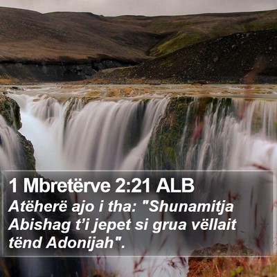 1 Mbretërve 2:21 ALB Bible Verse Image
